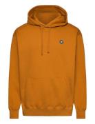 Cass Patch Hoodie Orange Double A By Wood Wood