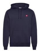 Ash Hoodie Gots Navy Double A By Wood Wood