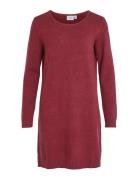 Viril L/S Knit Dress Red Vila