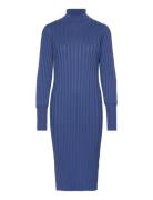 Srfelina Rollneck Dress Knit Blue Soft Rebels