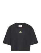 Jg D Crop T Black Adidas Sportswear