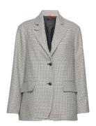 Cordelia Blazer Cool Check White Naja Lauf