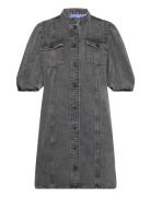 Anniecras Dress Denim Grey Cras