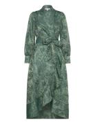 Iza Midi Dress Green Love Lolita