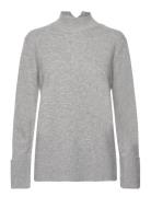 Yasemilie Highneck Knit Pullover S. Noos Grey YAS