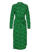 Chakra Zinni Dress Aop Green Mads Nørgaard