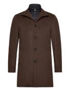 Bs Ontario Slim Fit Coat Brown Bruun & Stengade