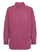 Gaia Shirt Poplin Pink Moshi Moshi Mind