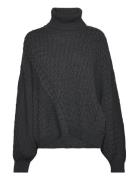 Recycled Wool Mix Rerik Sweater Black Mads Nørgaard