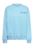 Entour Ls Sweat Print W 7039 Blue Envii