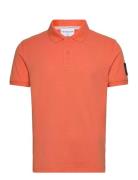 Badge Polo Orange Calvin Klein Jeans