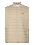 Quilted Crinkle Vest Beige Calvin Klein