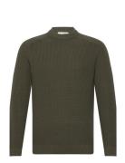 Slhreg-Dan Structure Crew Neck Khaki Selected Homme