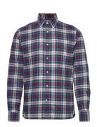 Brushed Tommy Tartan Small Shirt Blue Tommy Hilfiger