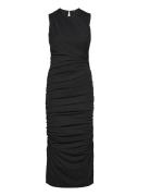 Onlnew Fox S/L Ruching Long Dress Jrs Black ONLY