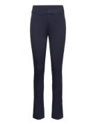 Trousers W/ Slit Navy Rosemunde