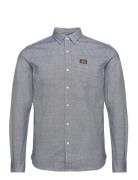 Cotton Workwear Ls Shirt Blue Superdry