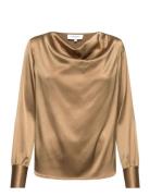 Silk Blouse Gold Rosemunde