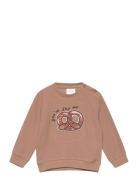 Tnshilmo Waffle Sweatshirt Beige The New