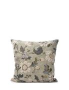 Cushion Cover Flower Linen, 50X50Cm Green Ceannis