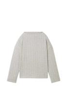 Sweatshirt Stand Up Collar Grey Tom Tailor