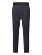 Relaxed Wool Trousers Navy Filippa K