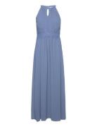 Vimilina Halterneck Maxi Dress/Su - Noos Blue Vila