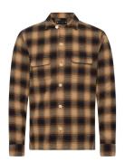 Telesto Ls Shirt Brown AllSaints