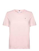 Modern Regular C-Nk Ss Pink Tommy Hilfiger