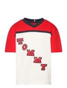 Varsity Tee S/S Patterned Tommy Hilfiger