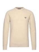 Lambswool Jumper Cream Fred Perry