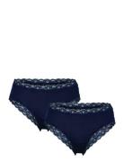 Brief Vilma Brz Low 2-Pack Navy Lindex