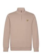 Quarter Zip Sweat Beige Lyle & Scott