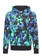 Sweatshirt Hood Aop Plastic Patterned Lindex