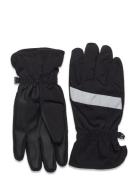 Gloves Water Repellent Stripe Black Lindex