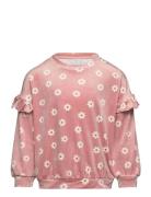 Sweater Velour Aop Pink Lindex