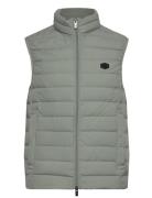 Down Waistcoat Green Emporio Armani