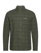 Windowpane Shirt Khaki Lyle & Scott