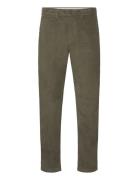 Slh196-Straight Miles Cord Pants W Noos Khaki Selected Homme