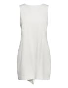 Yassally Sl Bow Dress - Ka White YAS