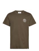 Globe T-Shirt Khaki Les Deux