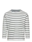 Striped Long Sleeves T-Shirt Green Mango