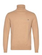 Classic Cotton Rollerneck Beige GANT