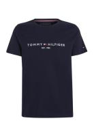 Core Tommy Logo Tee Navy Tommy Hilfiger