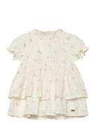 Dress Ss Aop W. Lining Cream Minymo