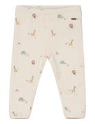 Pants Aop Sweat Cream Minymo