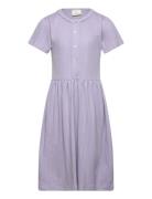 Dress Ss Pointelle Purple En Fant