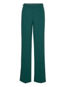 Wideleg Trousers With Belt Green Mango