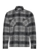 Whiting Overshirt Grey Wax London