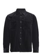 Whiting Overshirt Navy Wax London